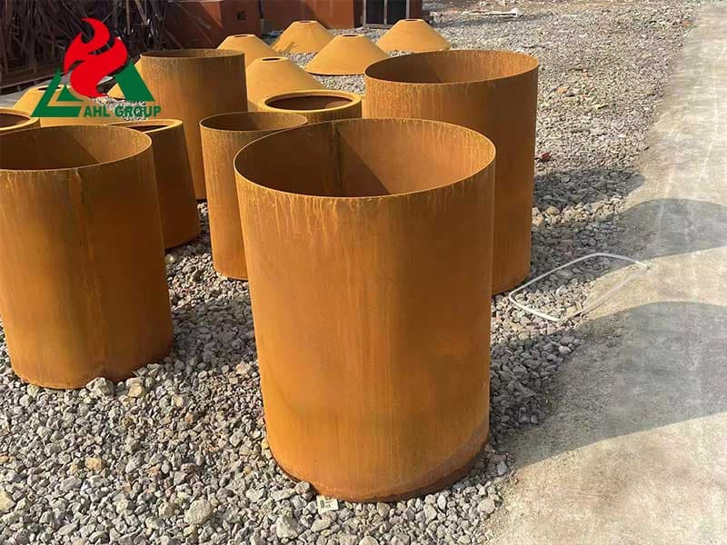 environmentally friendly industrail metal planter Wholesale